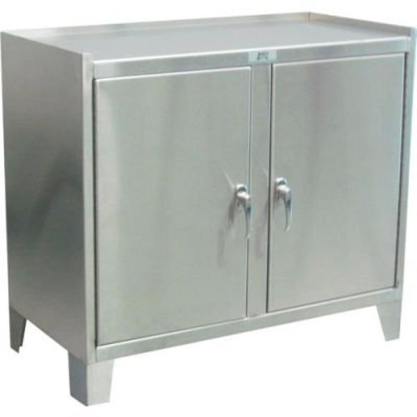 Jamco Stainless Steel Cabinet - 2 Door- 36"W x 18"D x 35"H ZP136QQ